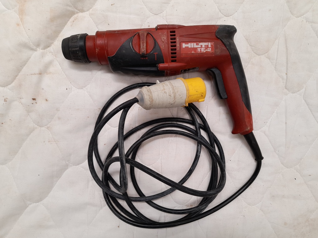 110v Hammer Drill for hire from The Attic in  Huercal Overa Almeria