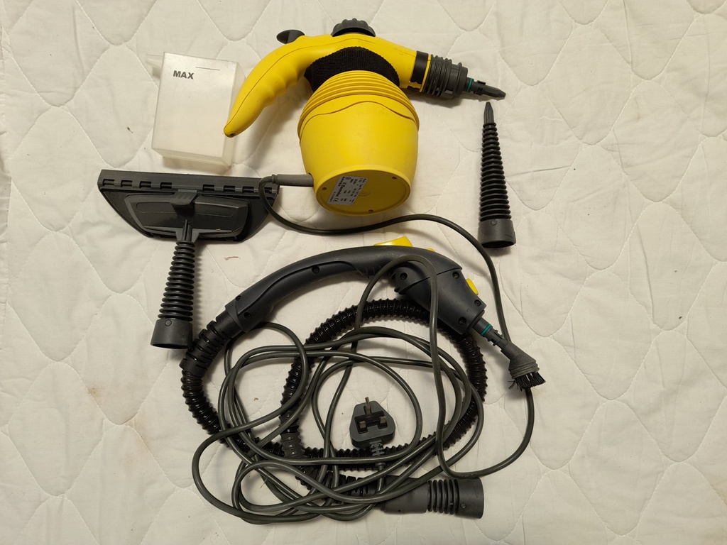 Handheld Steam Cleaner for hire from The Attic in Huercal Overa Almeria