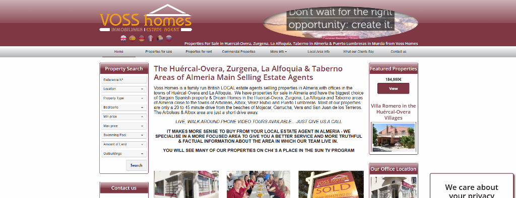 Voss Home Estate Agents in Huercal Overa Almeria Spain
